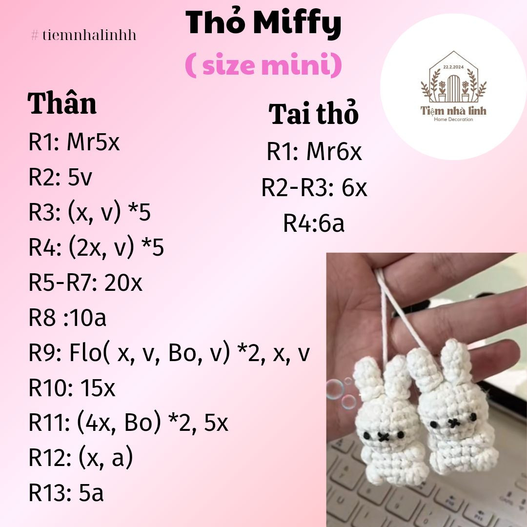 Hướng dẫn móc len búp bê Ma Nhỏ đội mũ Halloween dễ thương