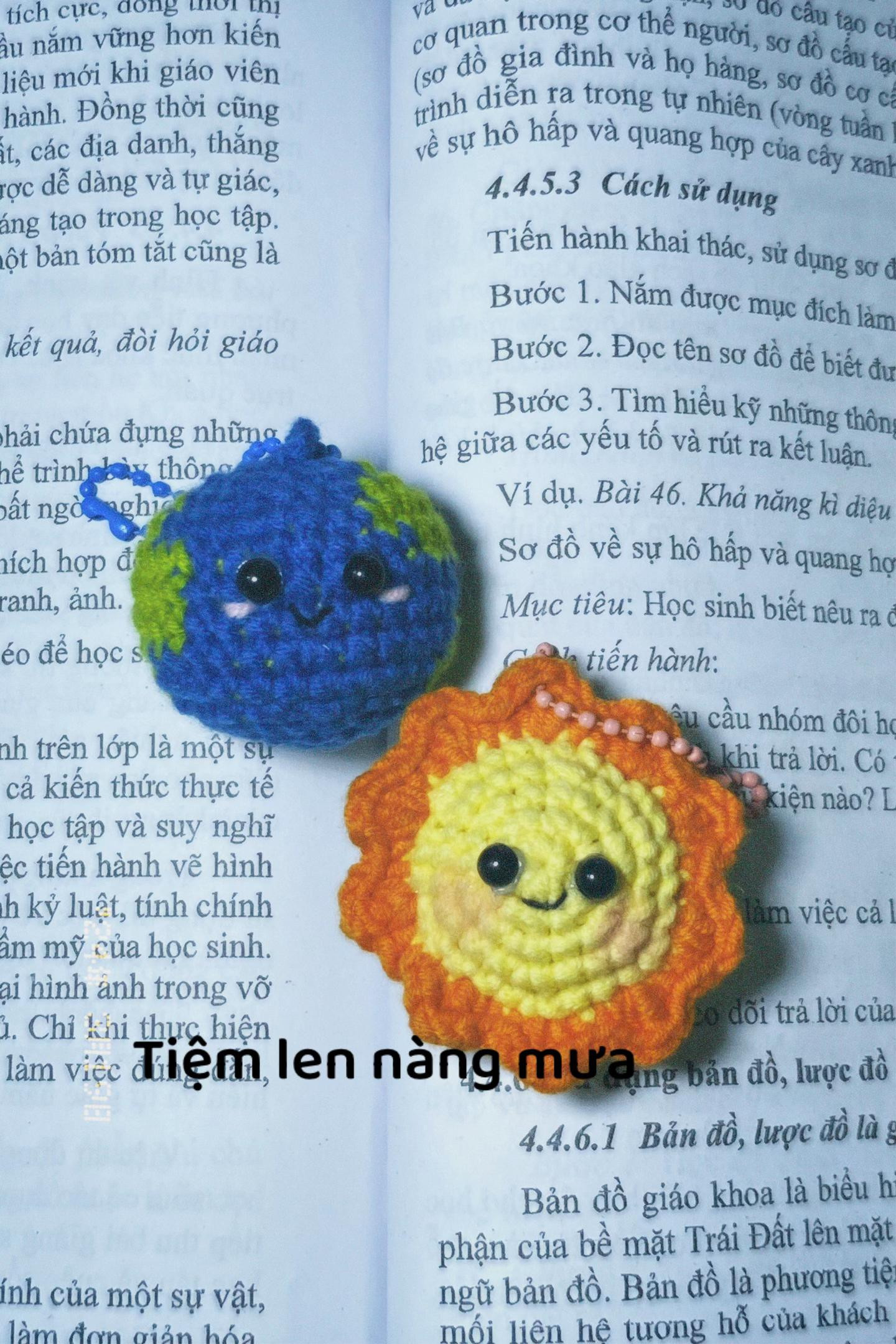 Hướng dẫn móc len búp bê Mặt trời và Trái Đất dễ thương