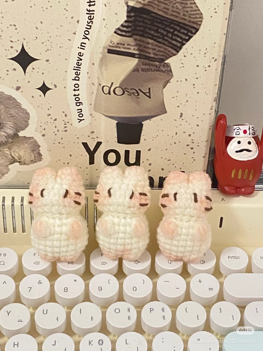 Hướng dẫn móc len búp bê mèo nhỏ dễ thương