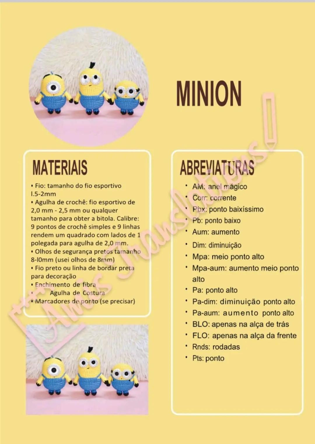 HƯỚNG DẪN MÓC LEN BÚP BÊ MINION BOB KEVIN STUART