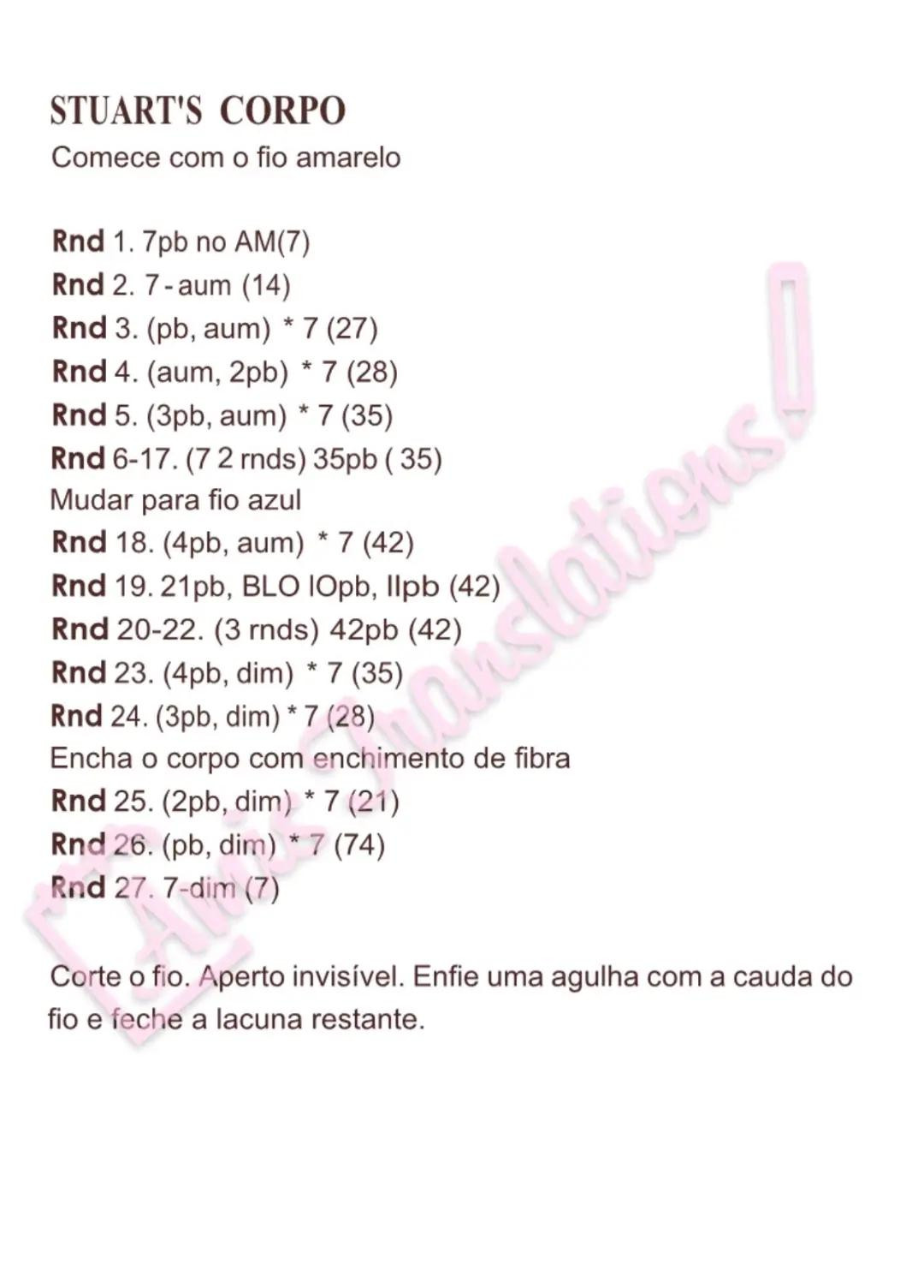 HƯỚNG DẪN MÓC LEN BÚP BÊ MINION BOB KEVIN STUART