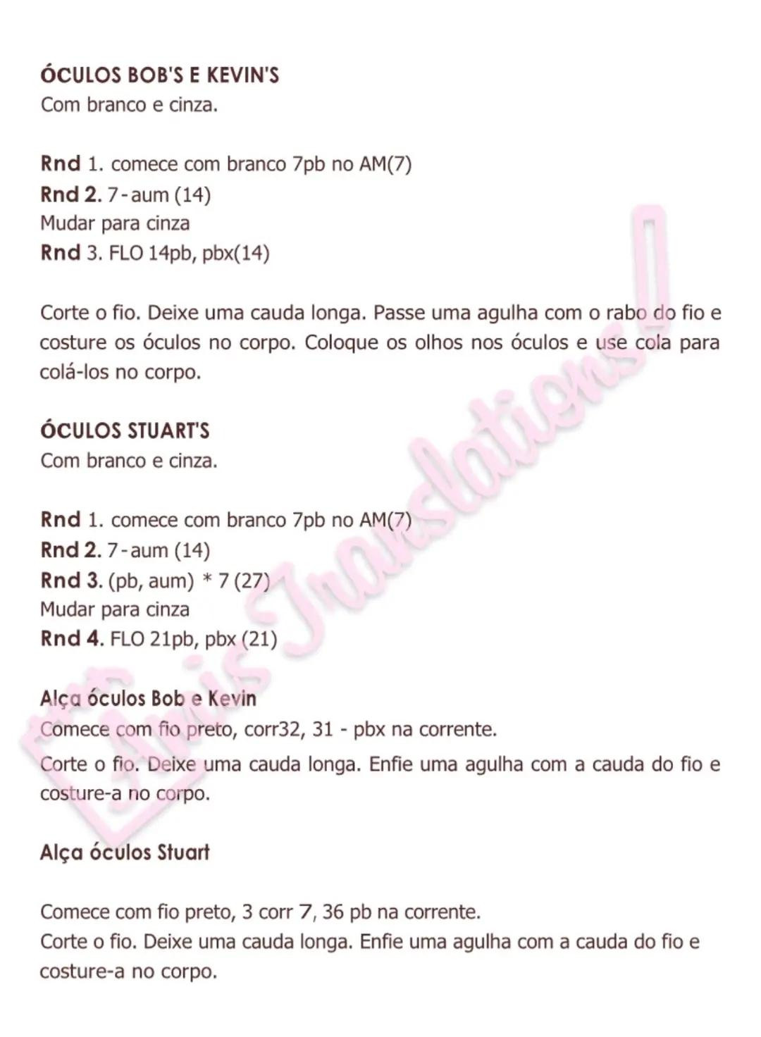 HƯỚNG DẪN MÓC LEN BÚP BÊ MINION BOB KEVIN STUART