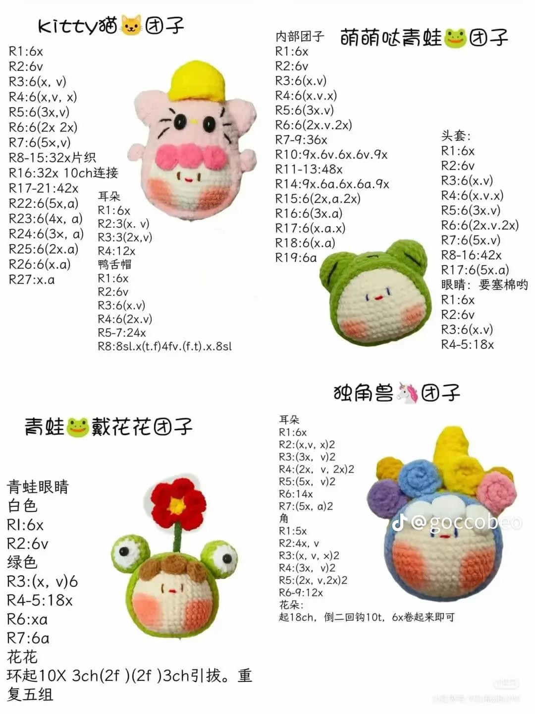 Hướng dẫn móc len búp bê Mochi dễ thương