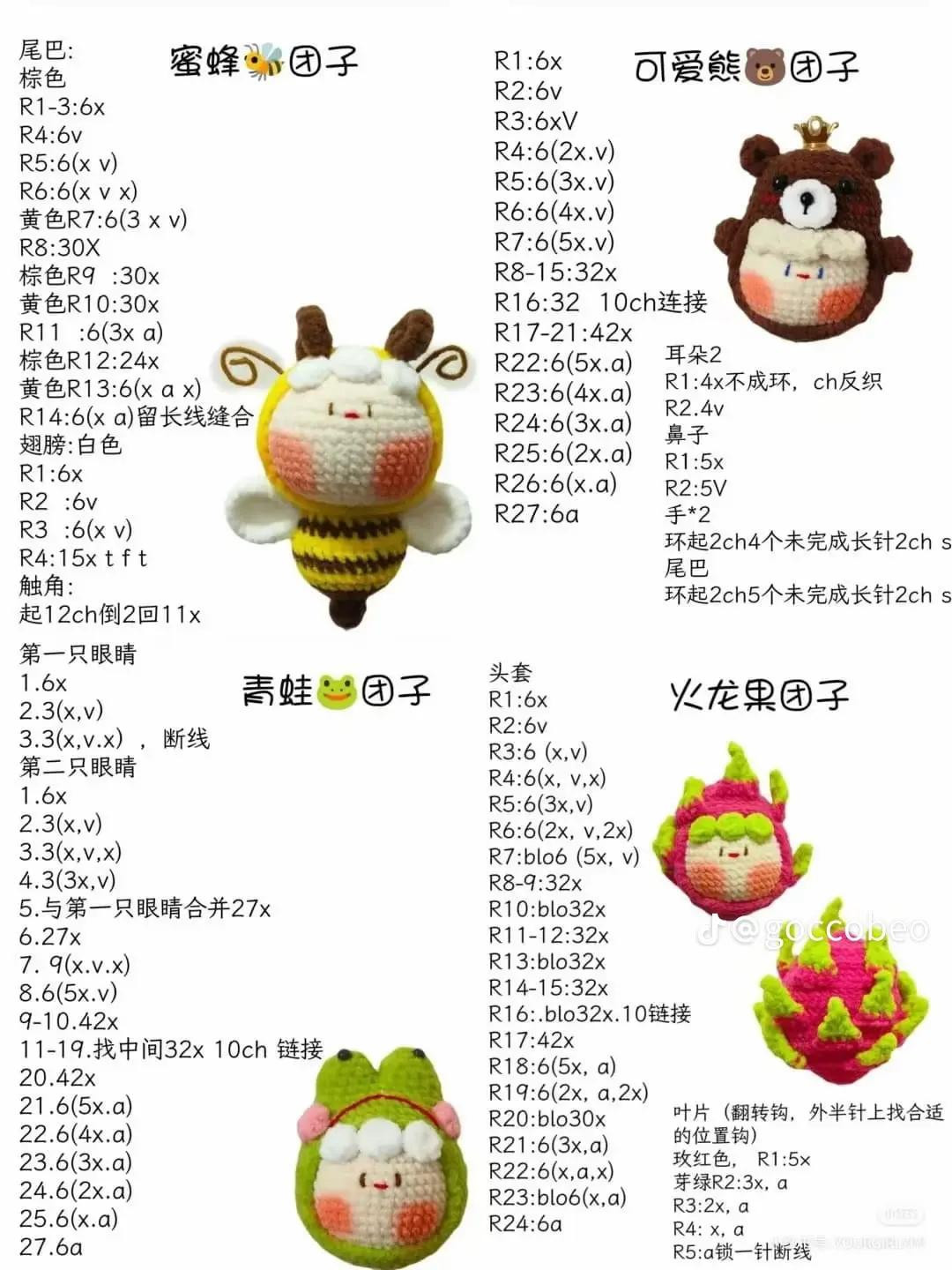 Hướng dẫn móc len búp bê Mochi dễ thương