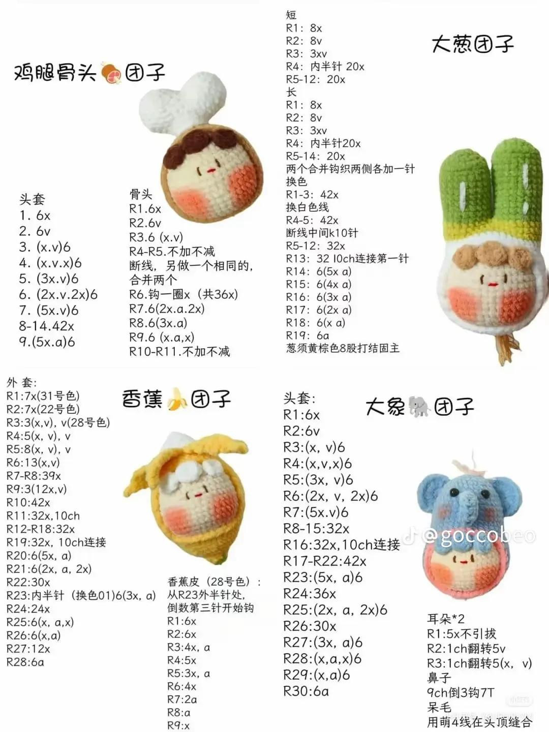 Hướng dẫn móc len búp bê Mochi dễ thương