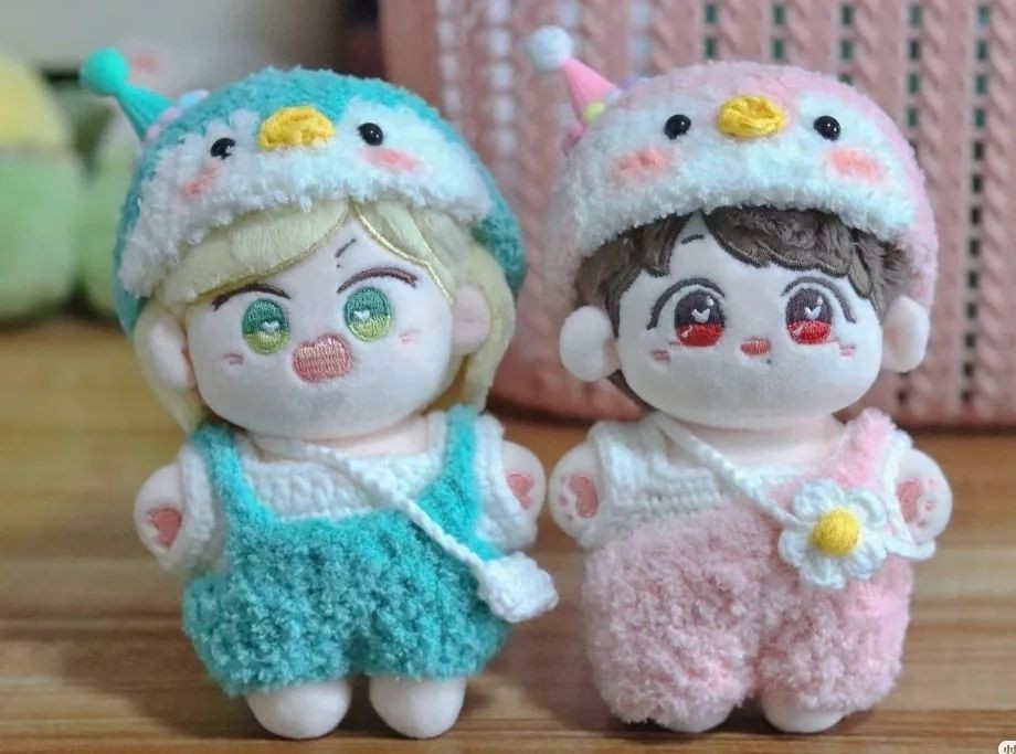 Hướng dẫn móc len búp bê mũ chim xanh, len bông xù