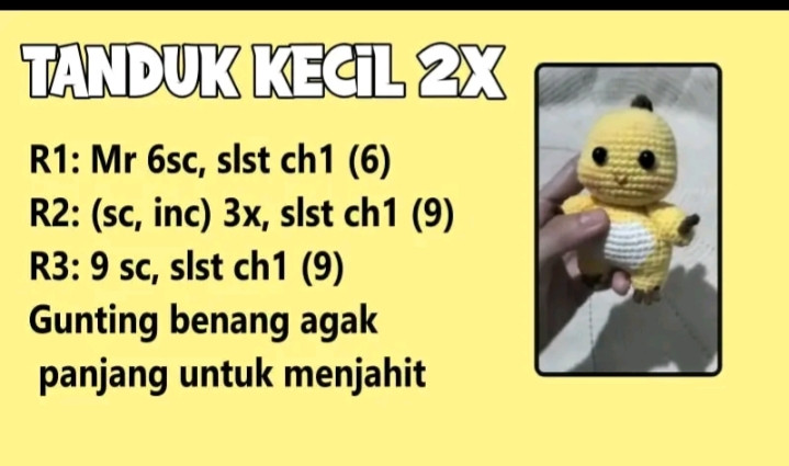 Hướng dẫn móc len búp bê Nailong màu vàng dễ thương