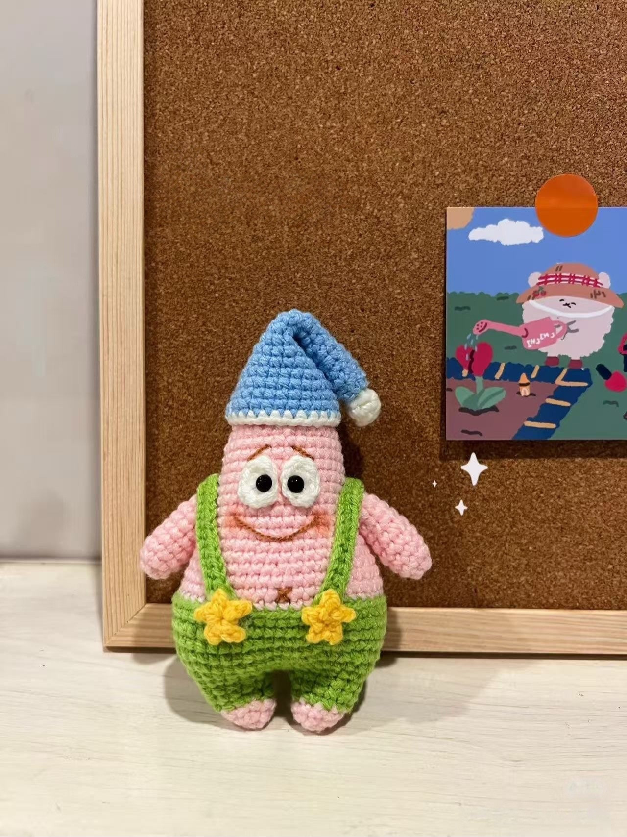 Hướng dẫn móc len búp bê Patrick Star phiên bản Giáng sinh