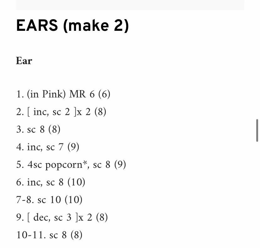 Hướng dẫn móc len búp bê Pokémon màu hồng và trắng