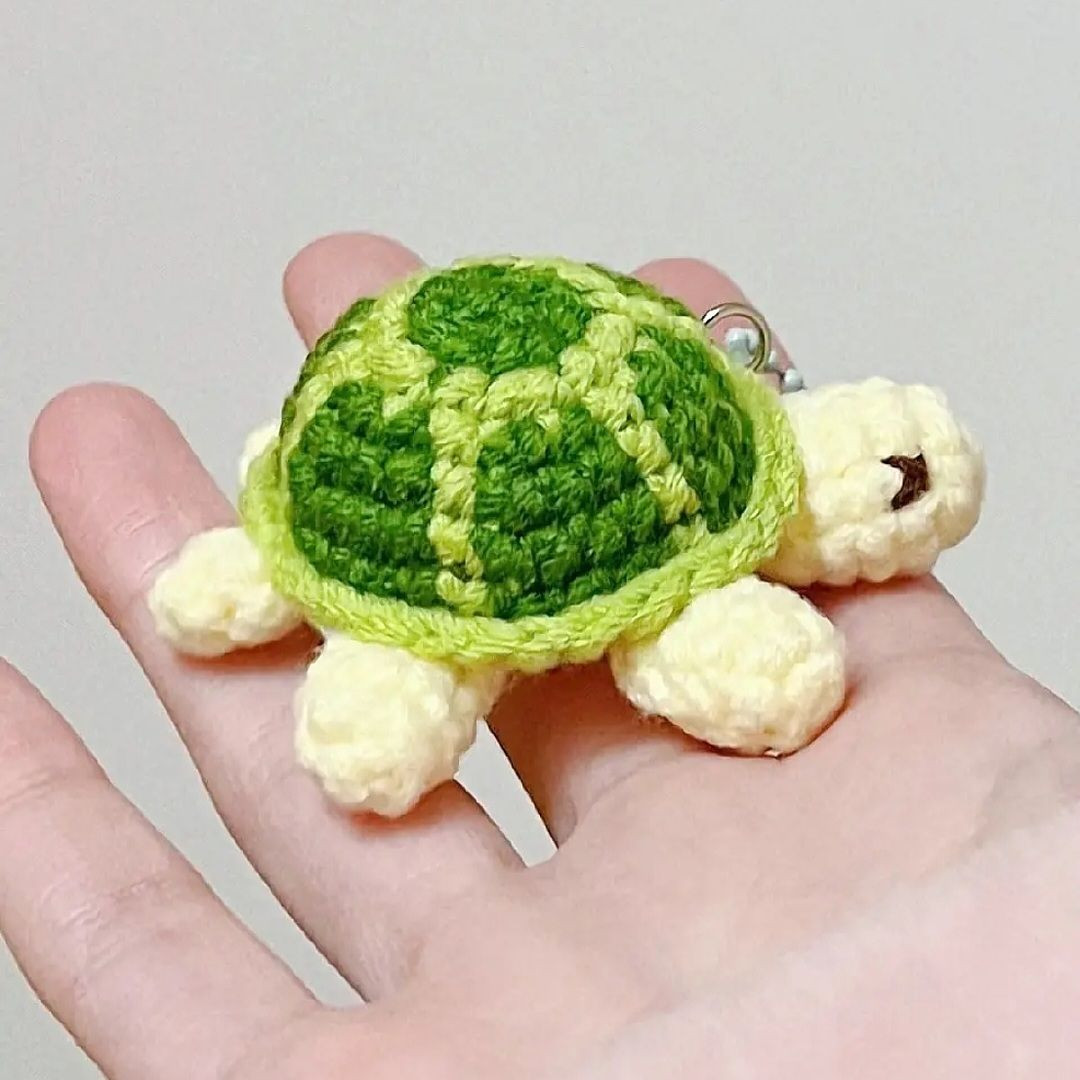 Hướng dẫn móc len búp bê rùa xanh dễ thương