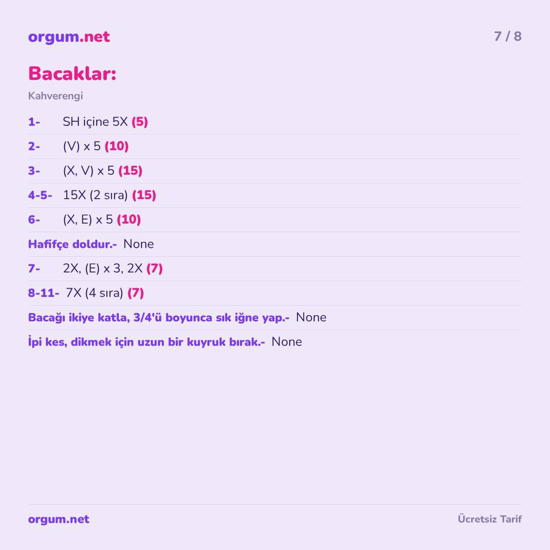 Hướng dẫn móc len búp bê Sponch Jellycat Amigurumi, mẫu miễn phí chi tiết từng bước