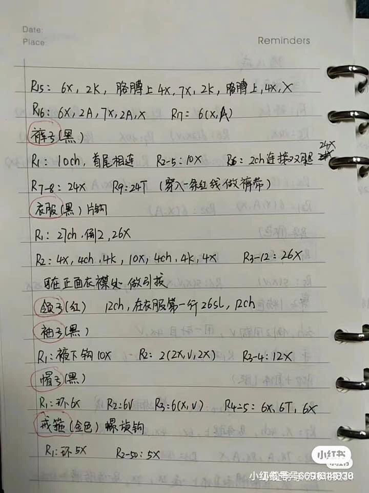 Hướng dẫn móc len búp bê Tây Du Ký - Chart chi tiết nhân vật Đường Tăng