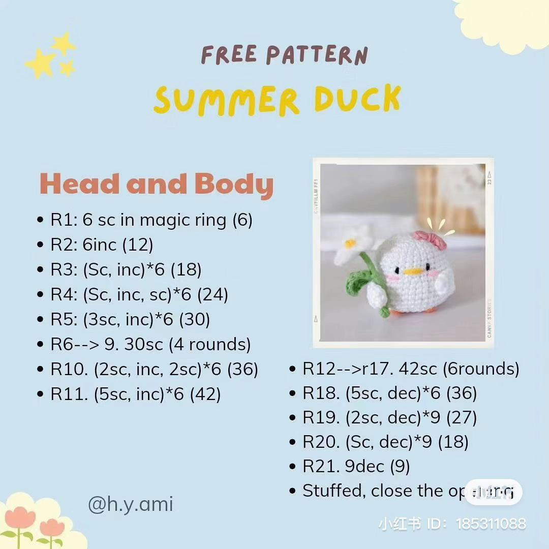 HƯỚNG DẪN MÓC LEN BÚP BÊ THỎ CÀ RỐT, GẤU DÂU VÀ ẾCH XANH - CHART AMIGURUMI CHI TIẾT