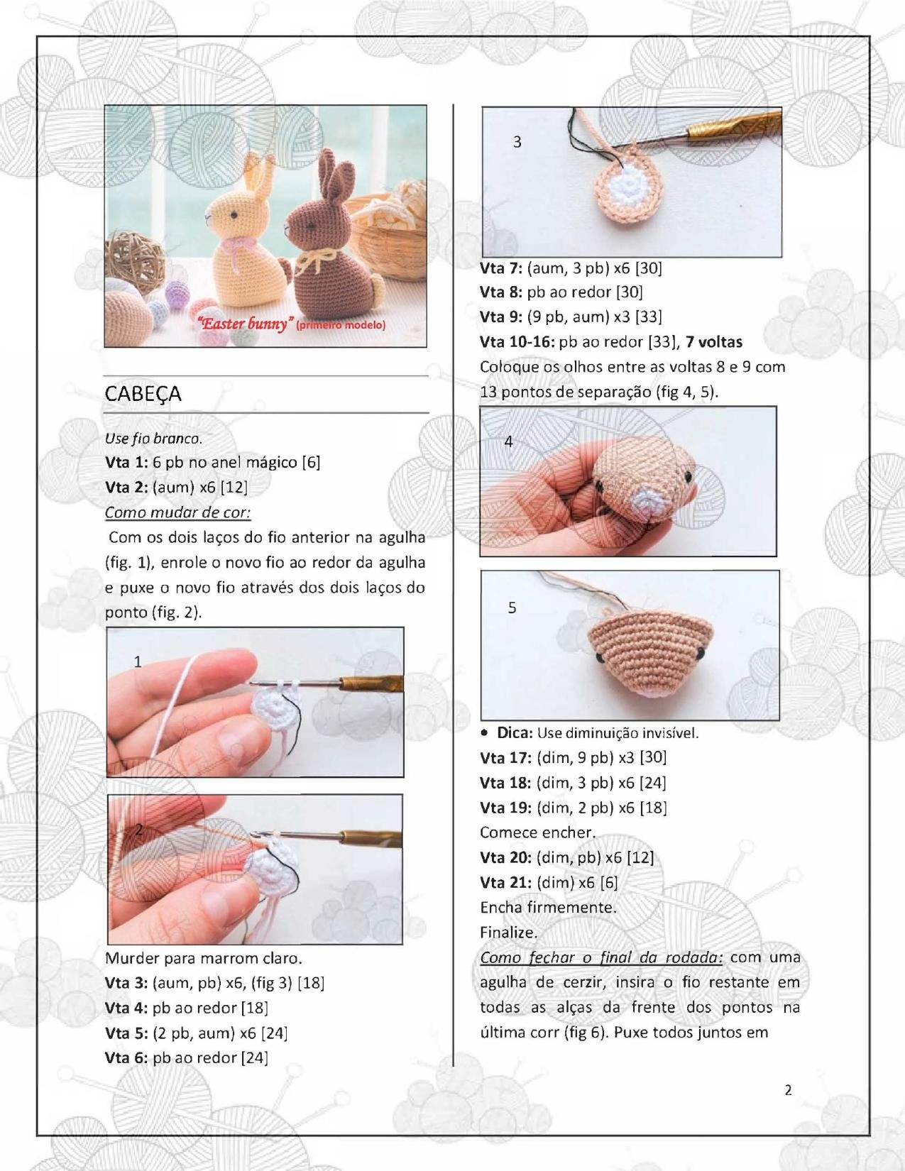 HƯỚNG DẪN MÓC LEN BÚP BÊ THỎ, CỪU VÀ GÀ CON TRẮNG CHO LỄ PHỤC SINH