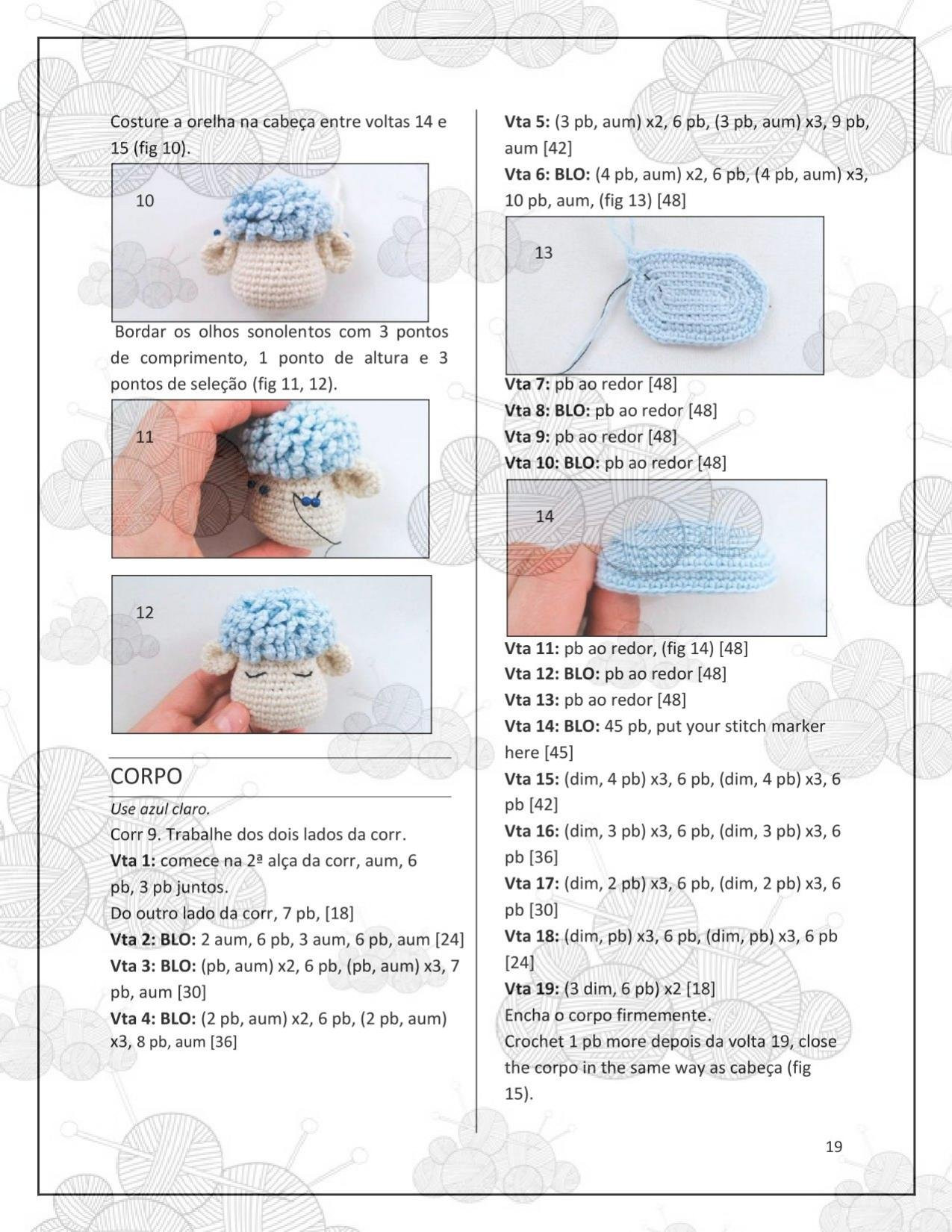 HƯỚNG DẪN MÓC LEN BÚP BÊ THỎ, CỪU VÀ GÀ CON TRẮNG CHO LỄ PHỤC SINH