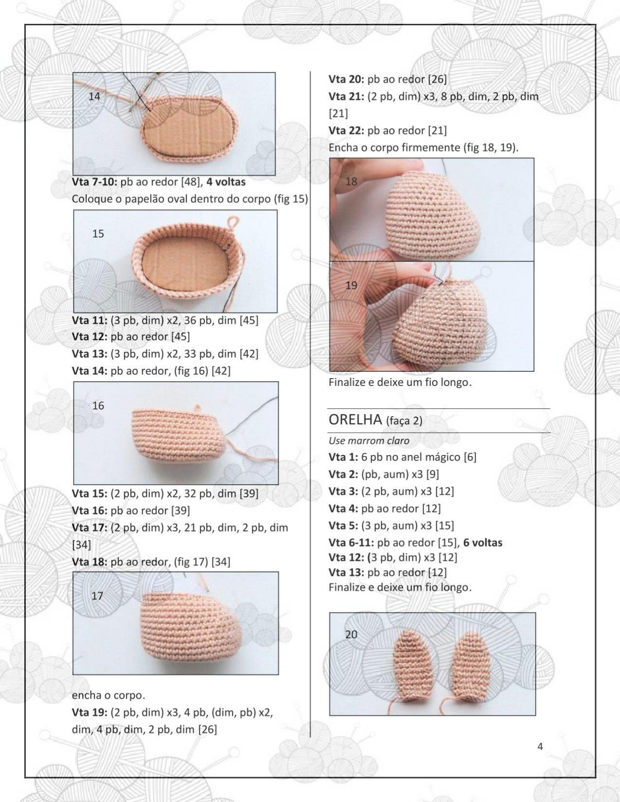 HƯỚNG DẪN MÓC LEN BÚP BÊ THỎ, CỪU VÀ GÀ CON TRẮNG CHO LỄ PHỤC SINH