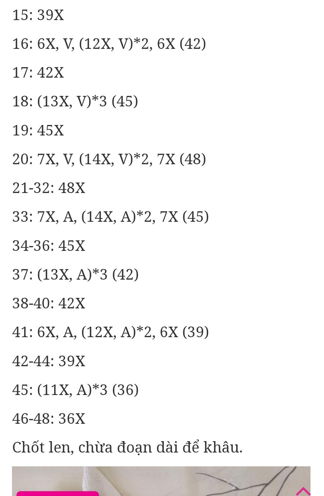 Hướng dẫn móc len búp bê thỏ mặc quần yếm đỏ