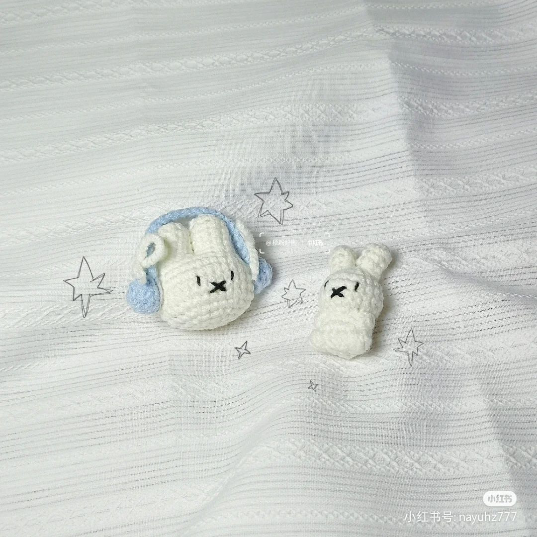 Hướng dẫn móc len búp bê thỏ Miffy mini trắng dễ thương