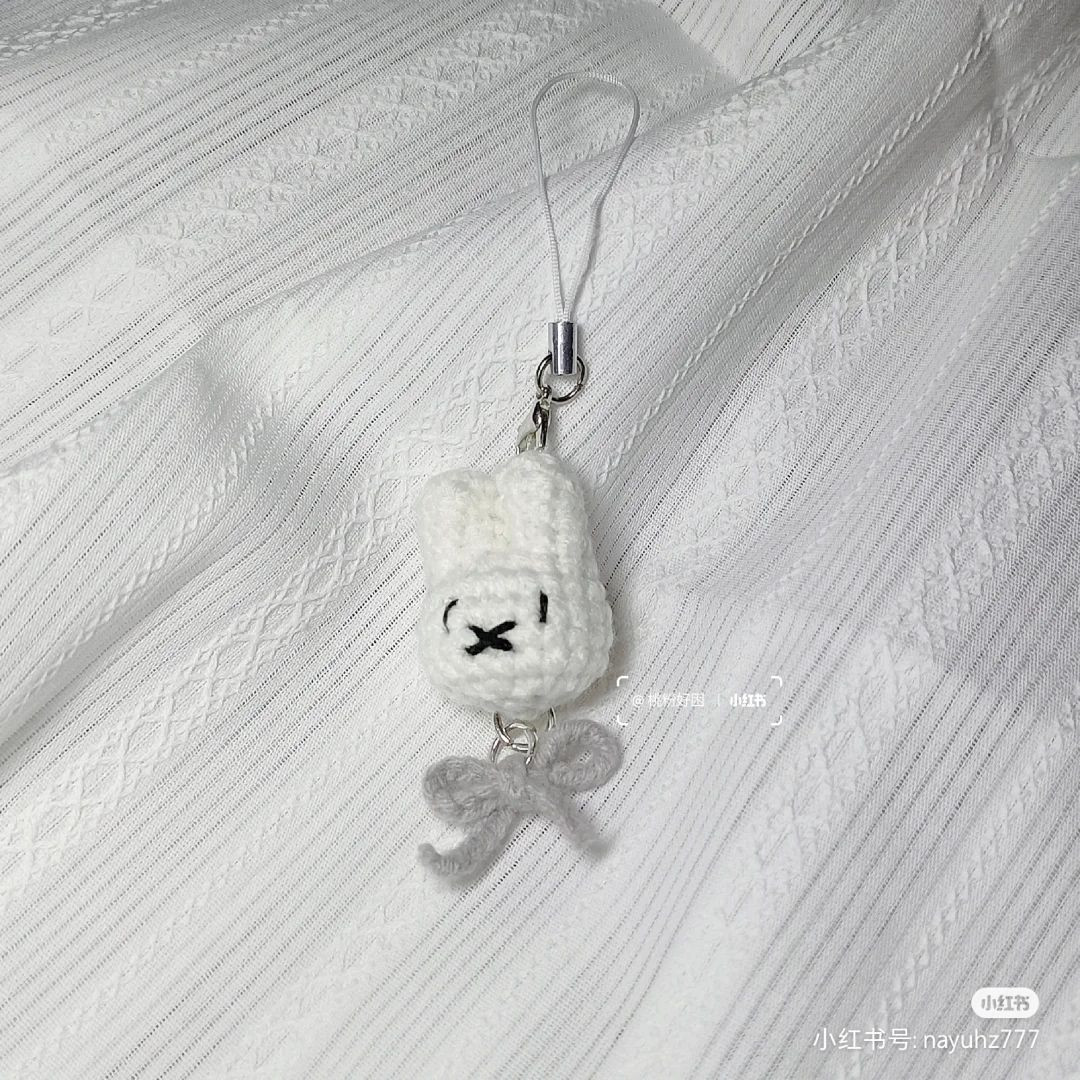 Hướng dẫn móc len búp bê thỏ Miffy mini trắng dễ thương