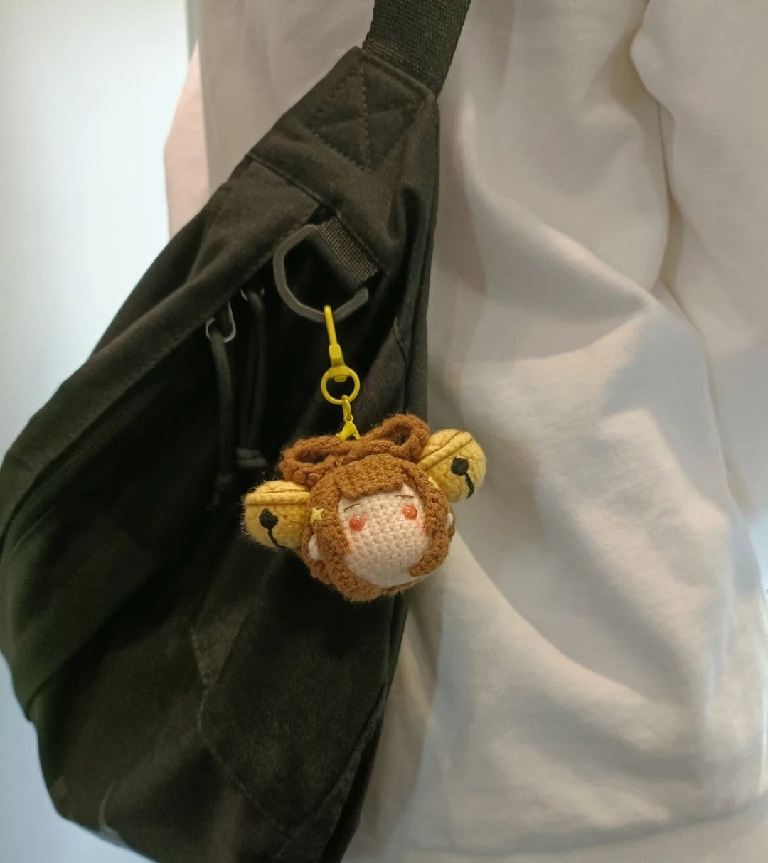 Hướng dẫn móc len búp bê tóc nâu mắt đỏ