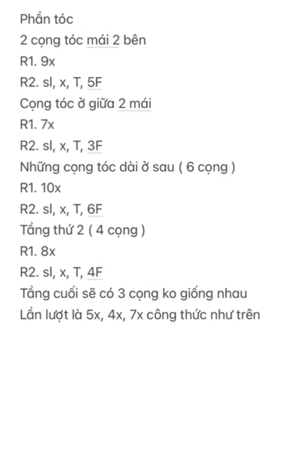 Hướng dẫn móc len búp bê tóc trắng quần áo đen và quần trắng