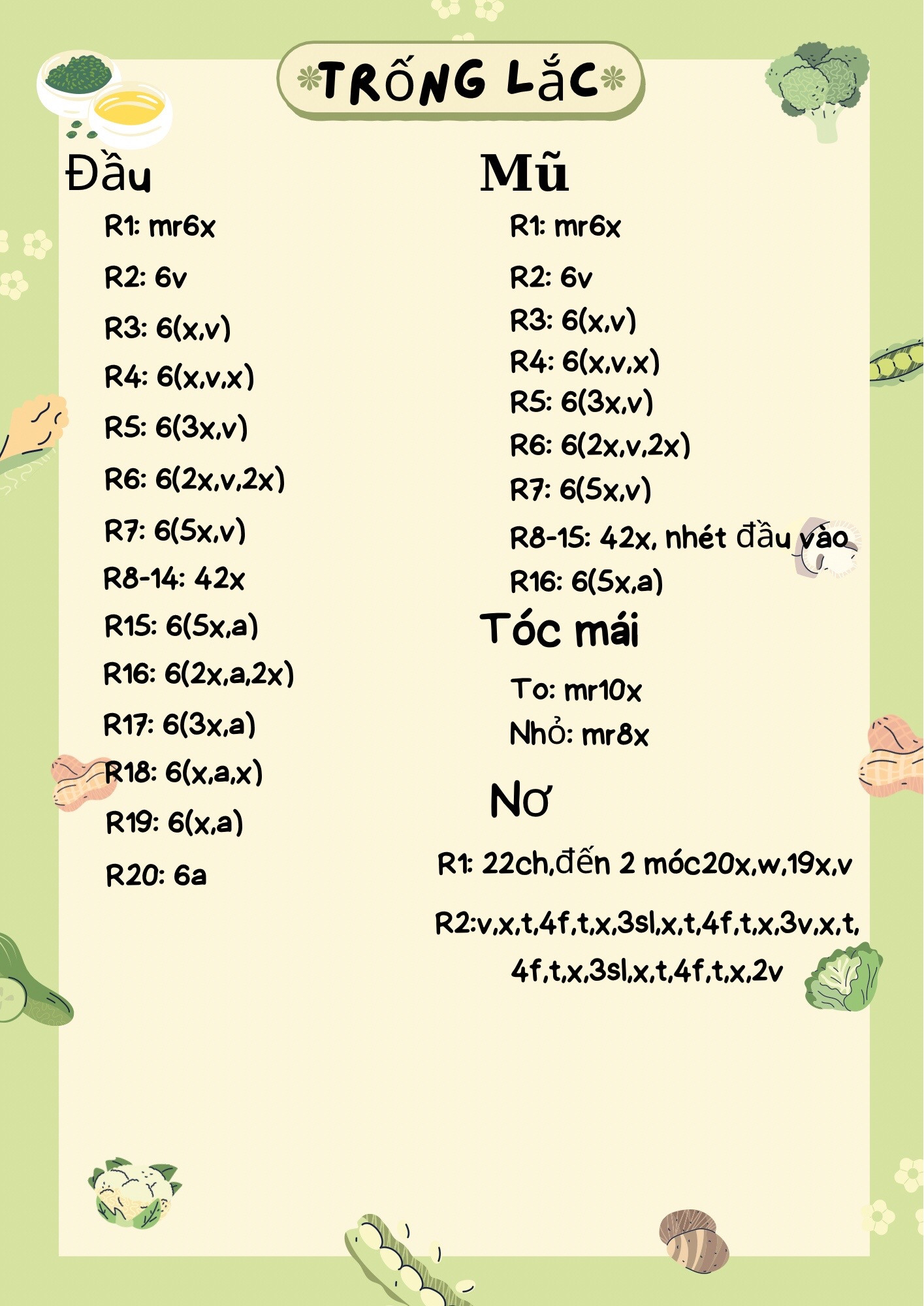 Hướng dẫn móc len búp bê Trống Lắc dễ thương