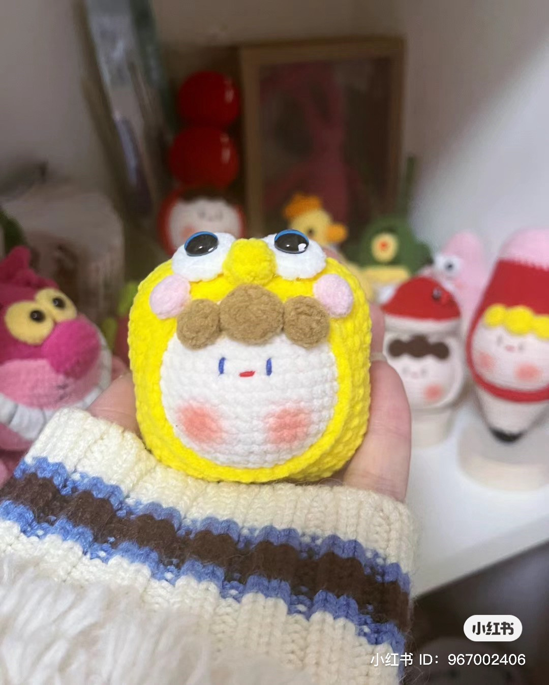 Hướng dẫn móc len búp bê vàng dễ thương, chart chi tiết từng hàng