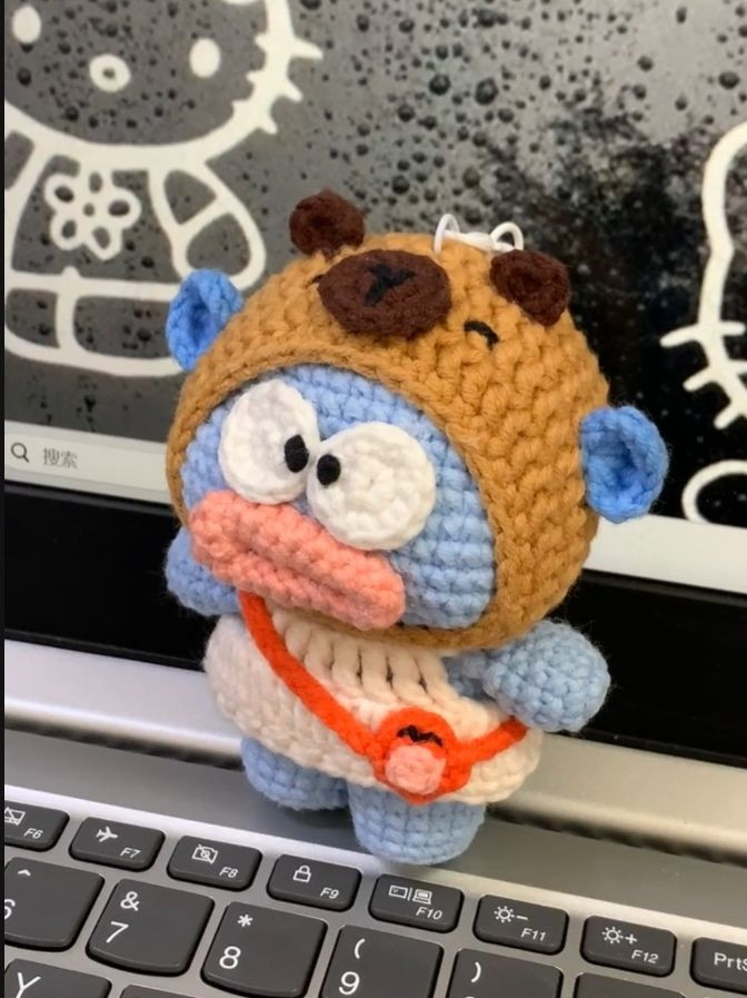 Hướng dẫn móc len Cá Hề Đội Mũ Gấu dễ thương