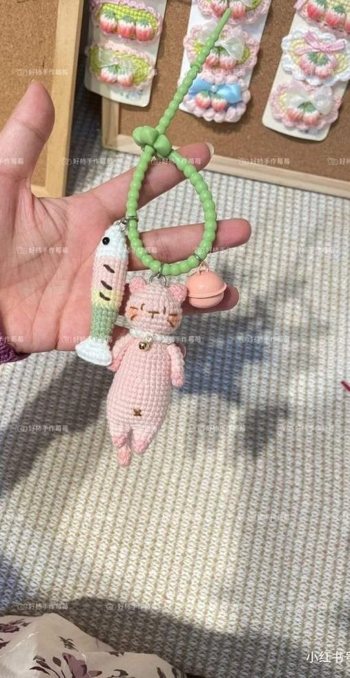 Hướng dẫn móc len Cá Mini - Chart chi tiết từng hàng