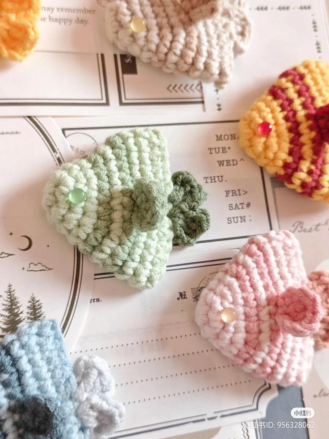 Hướng dẫn móc len cá nhiệt đới mini nhiều màu sắc dễ thương