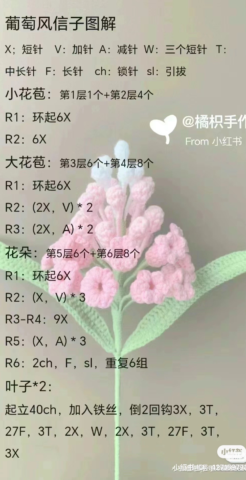 Hướng dẫn móc len các loại hoa: Phong lan, Mai, Sakura, Đại lý