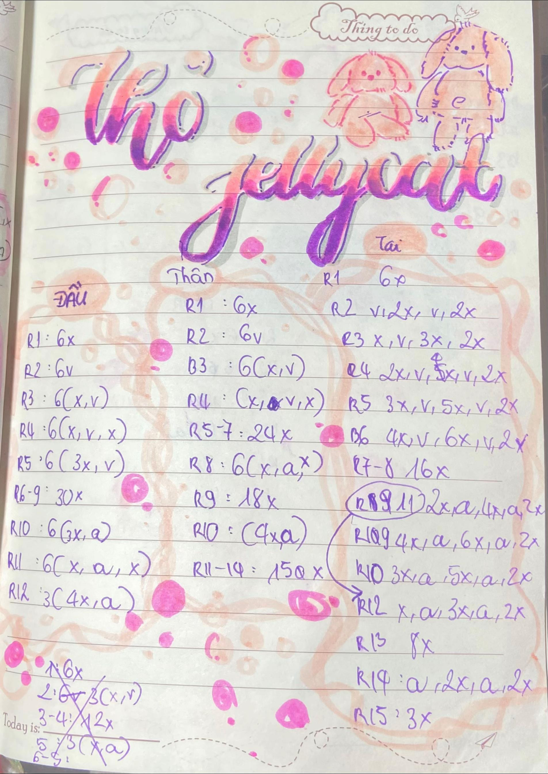 Hướng dẫn móc len chi tiết cho búp bê The Jellycat và vịt cute Việt Cute