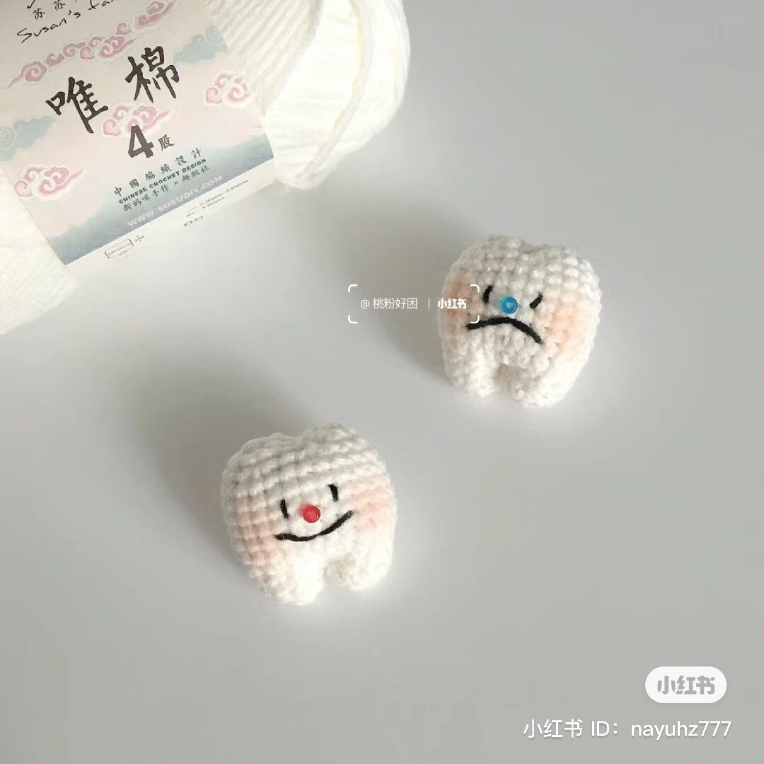 Hướng dẫn móc len chiếc răng dễ thương