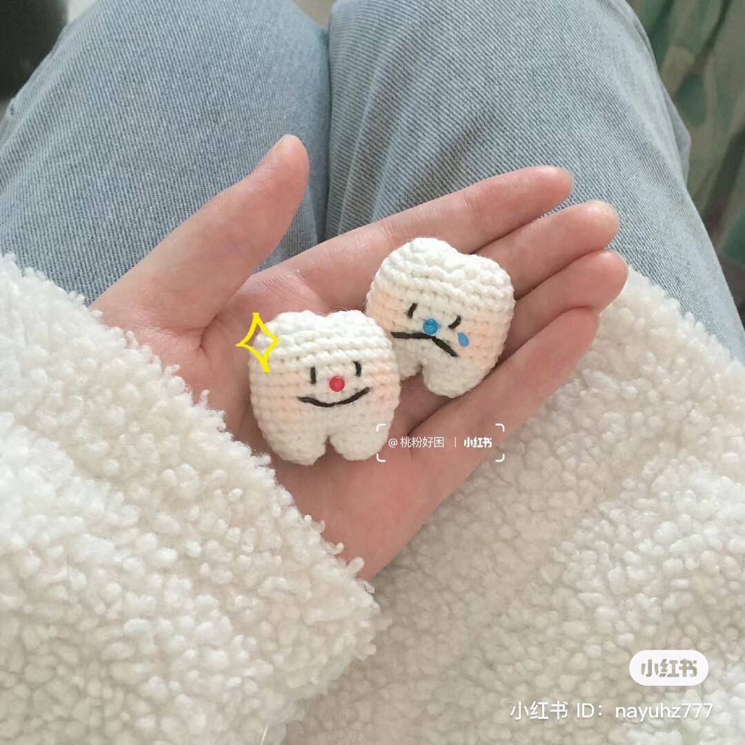 Hướng dẫn móc len chiếc răng dễ thương