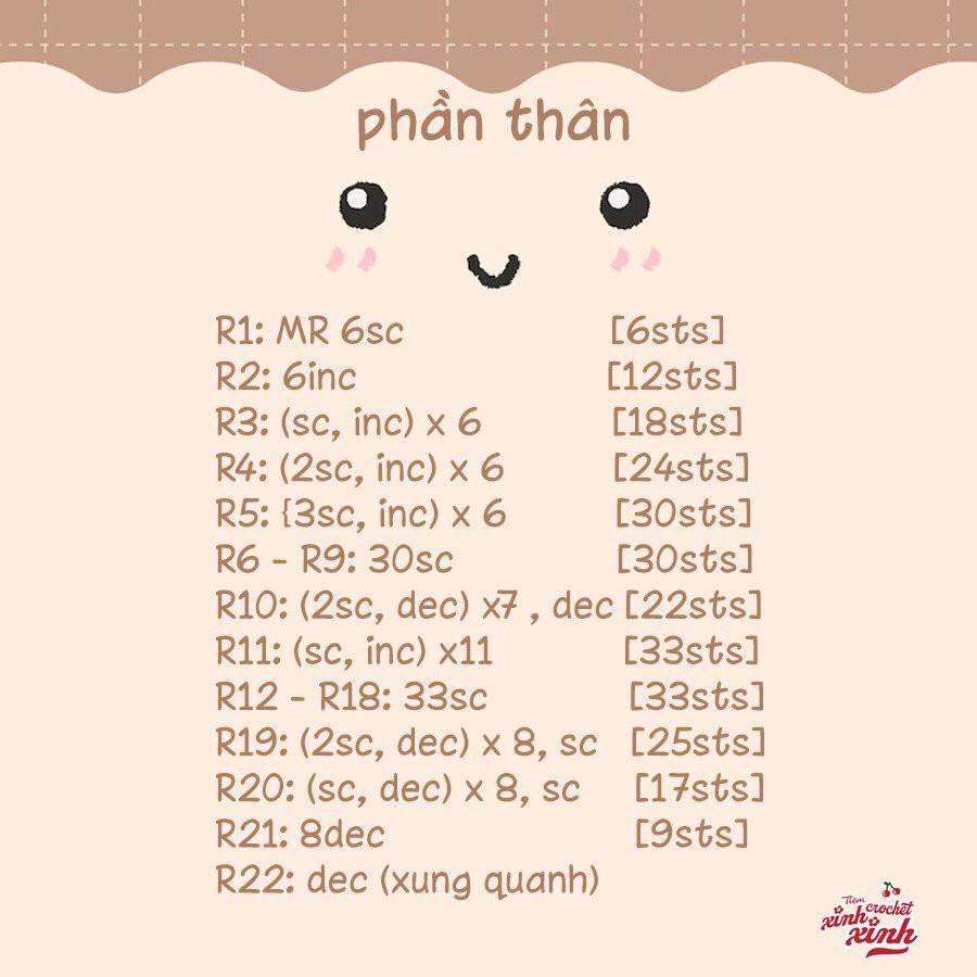 Hướng dẫn móc len chim Zịt dễ thương đội mũ xanh