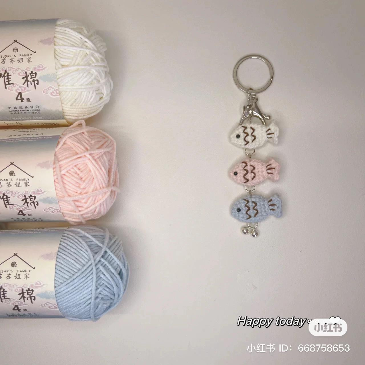 Hướng dẫn móc len chú cá nhỏ dễ thương nhiều màu sắc