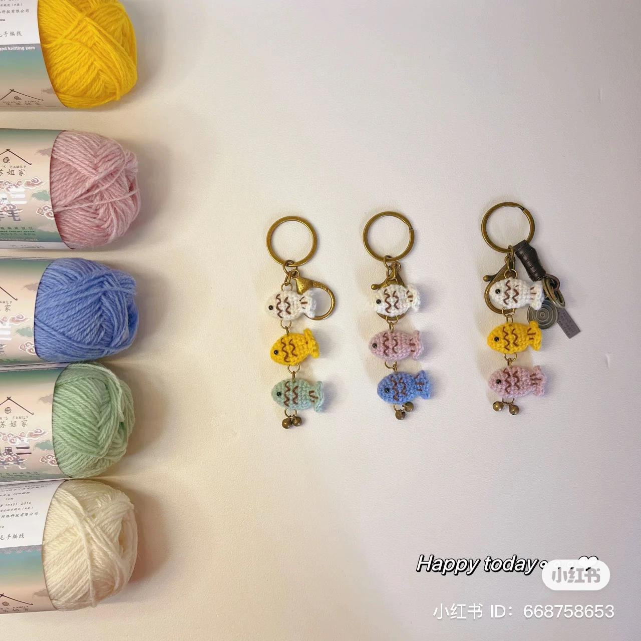 Hướng dẫn móc len chú cá nhỏ dễ thương nhiều màu sắc