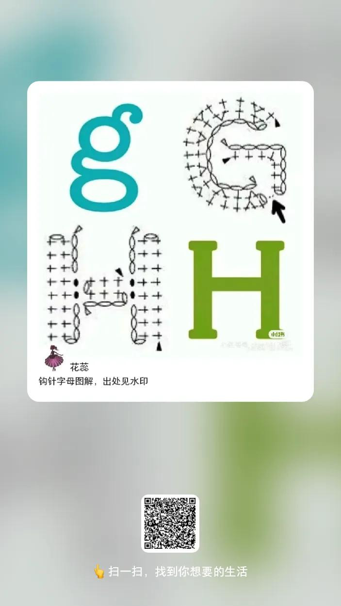 Hướng dẫn móc len chữ cái A đến J