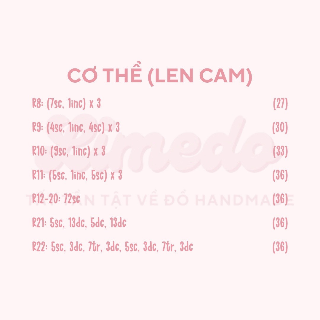 Hướng dẫn móc len con ma Halloween màu cam dễ thương