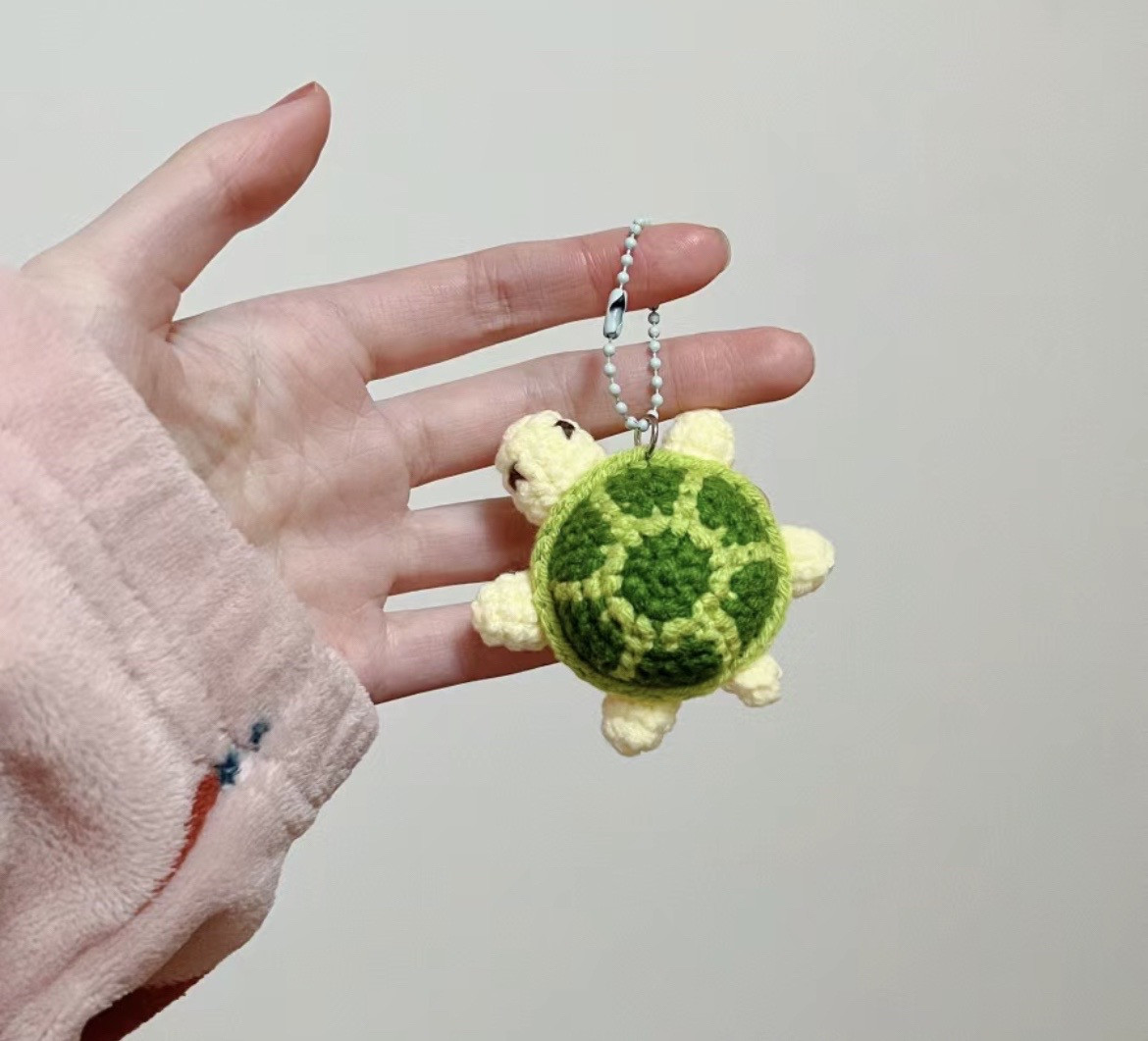 Hướng dẫn móc len con rùa xanh vàng dễ thương