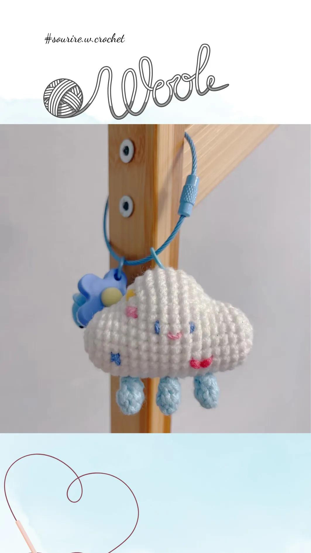 Hướng dẫn móc len Đám Mây dễ thương