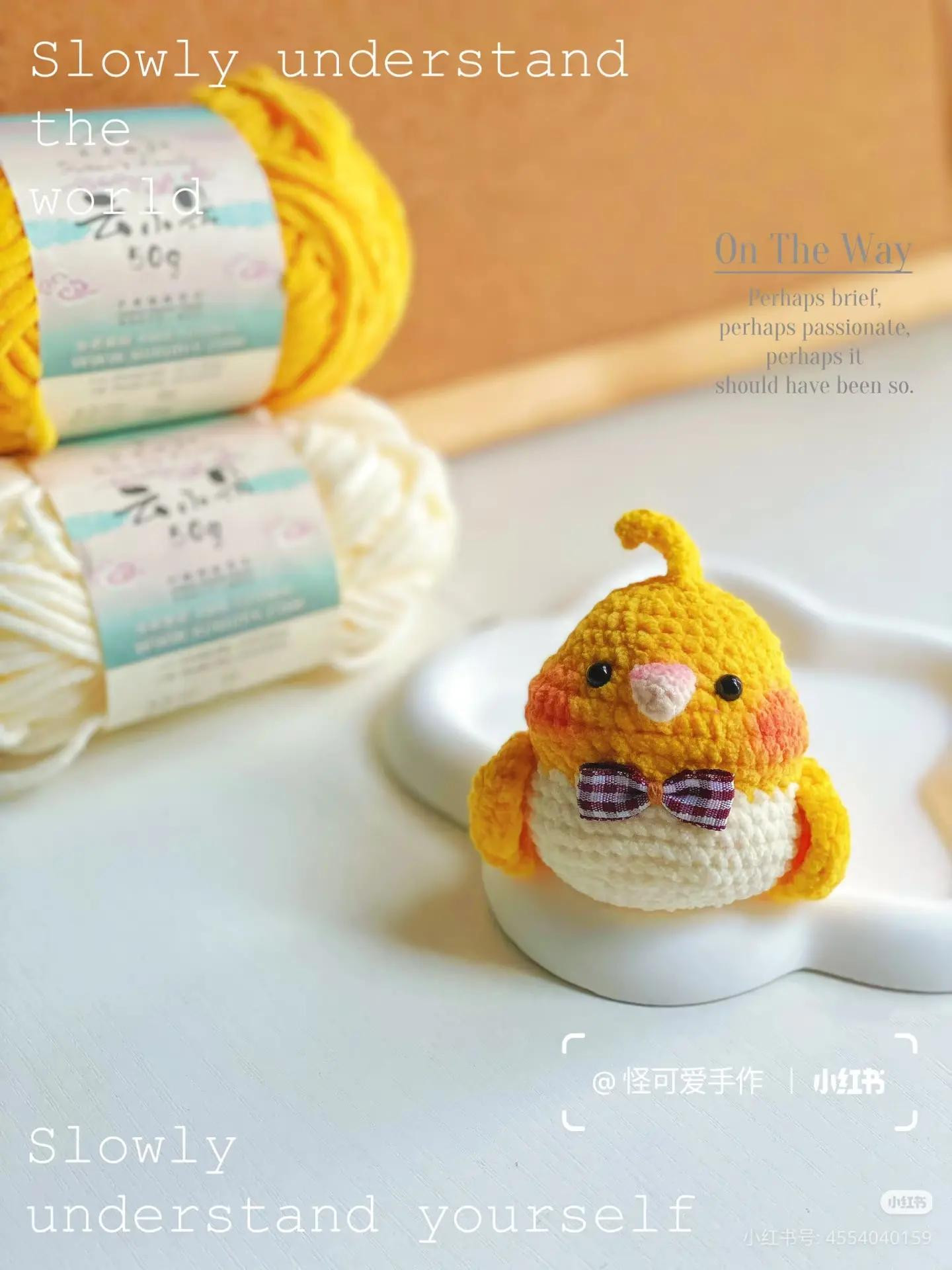 Hướng dẫn móc len Gà con màu vàng dễ thương