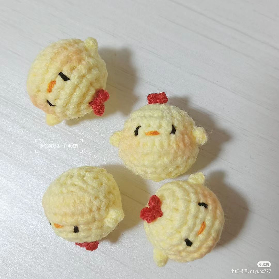 Hướng dẫn móc len Gà Nhỏ dễ thương màu vàng