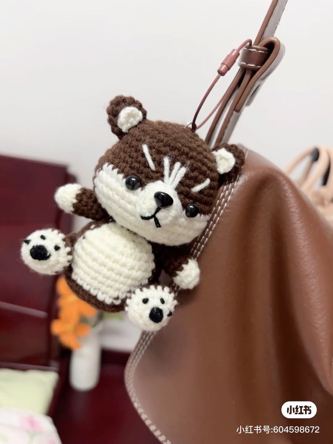 Hướng dẫn móc len gấu nâu trắng dễ thương