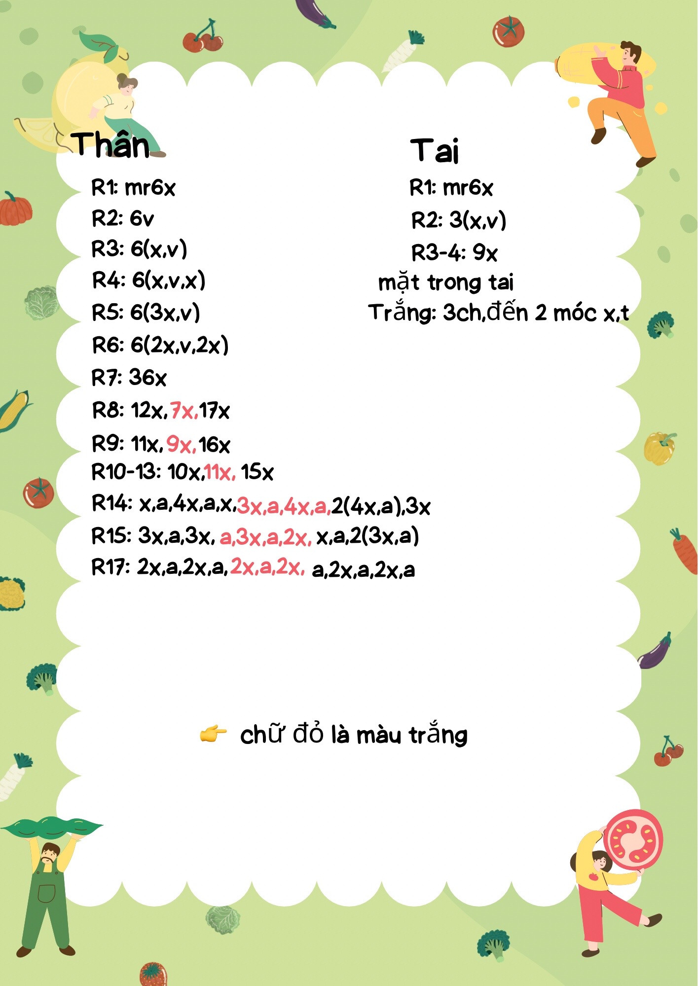 Hướng dẫn móc len gấu nâu trắng dễ thương