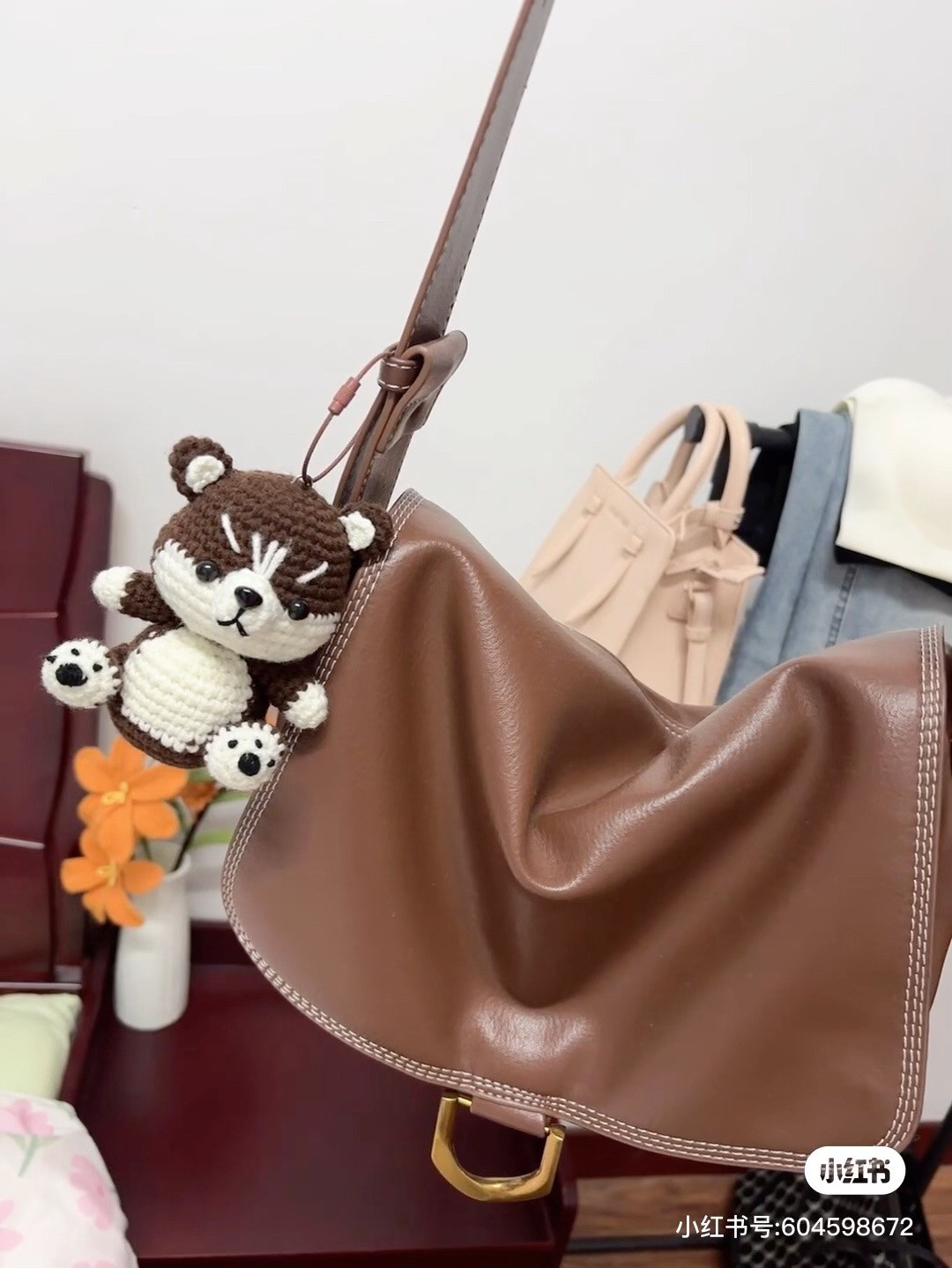 Hướng dẫn móc len gấu nâu trắng dễ thương