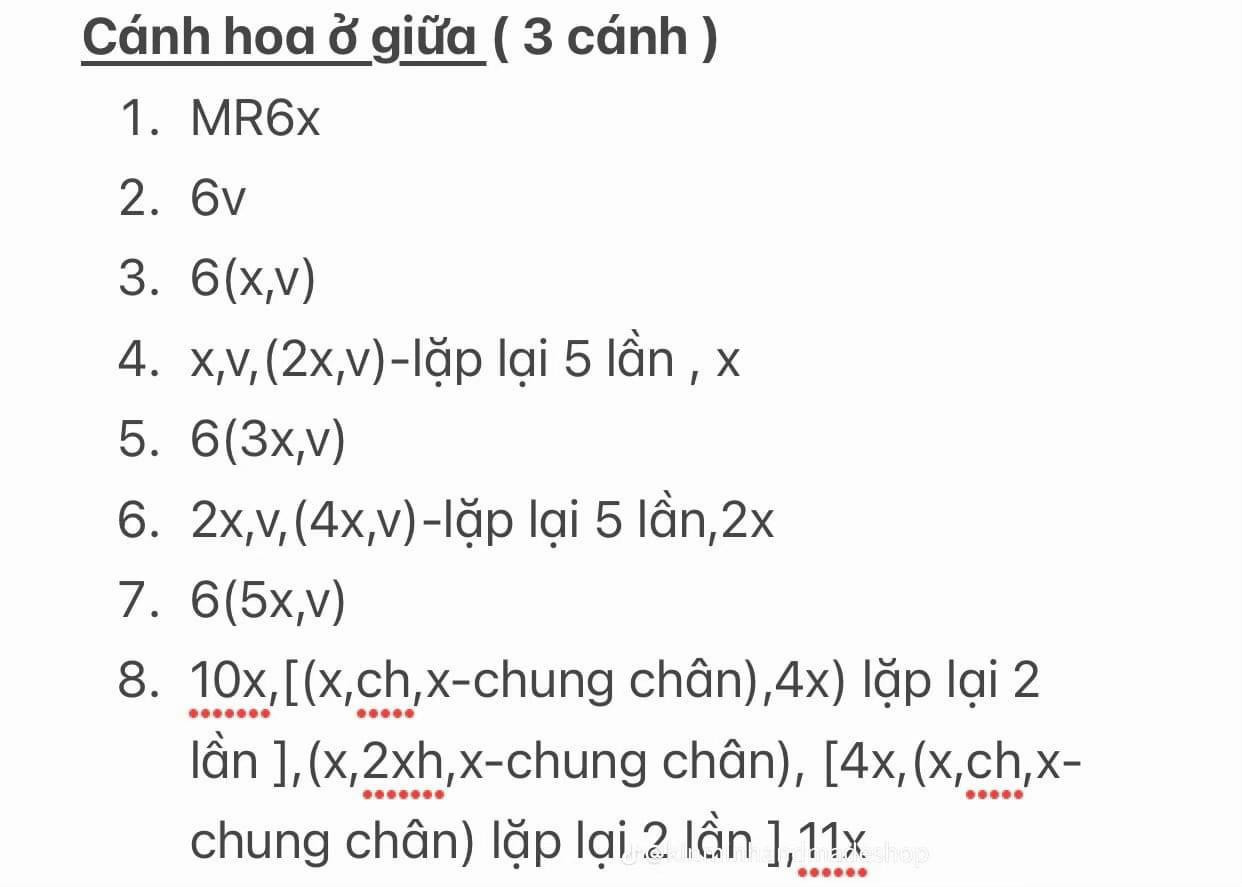 Hướng dẫn móc len Hoa Hồng Pháp và Mini chi tiết