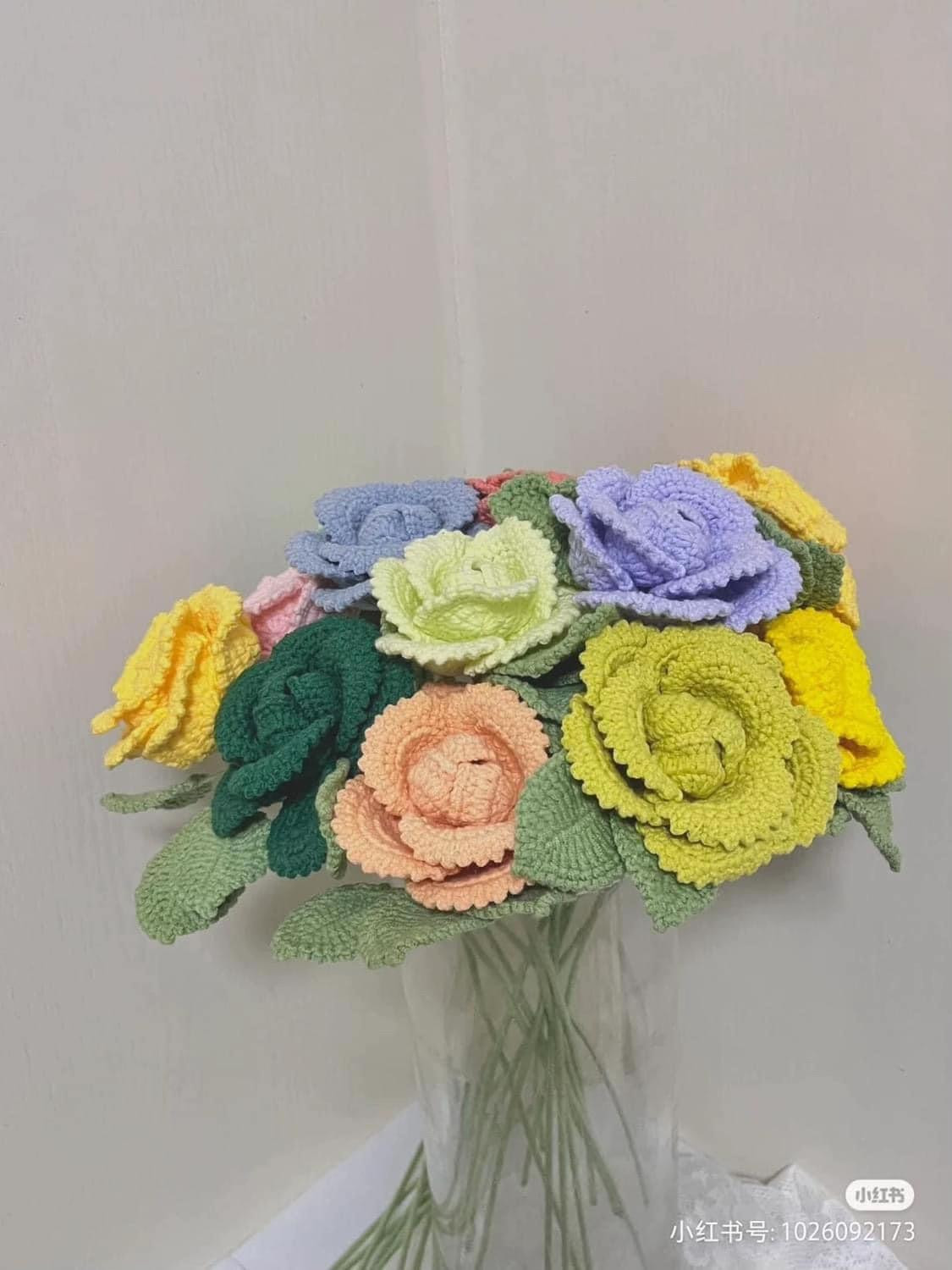 Hướng dẫn móc len Hoa Hồng Pháp và Mini chi tiết