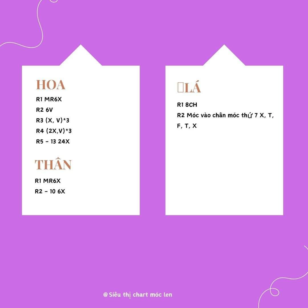 Hướng dẫn móc len hoa Tulip mini dễ thương