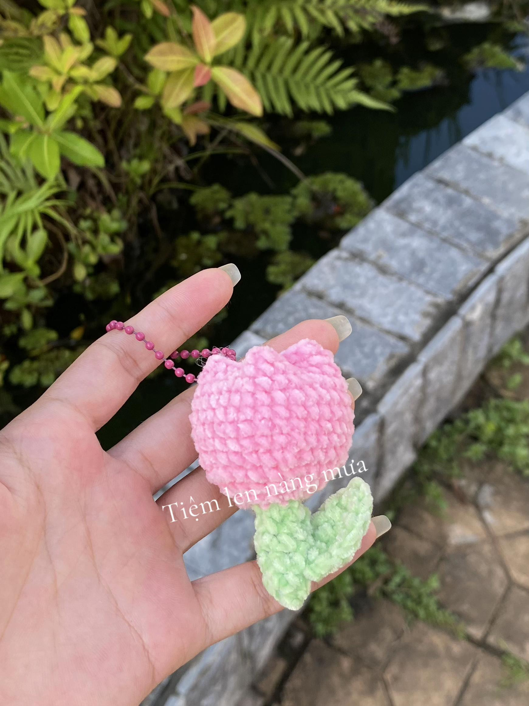 Hướng dẫn móc len hoa tulip nhiều màu sắc